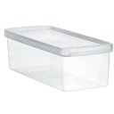 Ver imagem 1 de Conjunto 4 Potes Organizadores de Geladeira com Tampa Plástico Frutas e Verduras P Utti Ordene