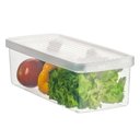 Ver imagem 4 de Conjunto 4 Potes Organizadores de Geladeira com Tampa Plástico Frutas e Verduras P Utti Ordene
