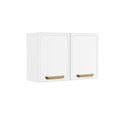 Ver imagem 1 de Armário Aéreo Alto de Aço 2 Portas Branco Bella Bertolini