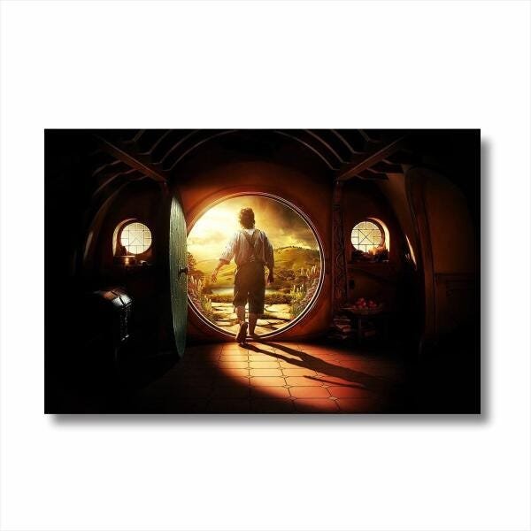 Quadro decorativo Casa Hobbit Filmes Tela em Tecido - 4