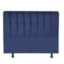 Ver imagem 2 de Cabeceira Estofada Kiara 195cm King Size Box Quarto Suede Azul Marinho - Gat Magazine