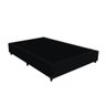 Cama Box Casal Simples Matelado Preto 138x188x28 - 1