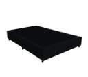 Ver imagem 1 de Cama Box Casal Simples Matelado Preto 138x188x28