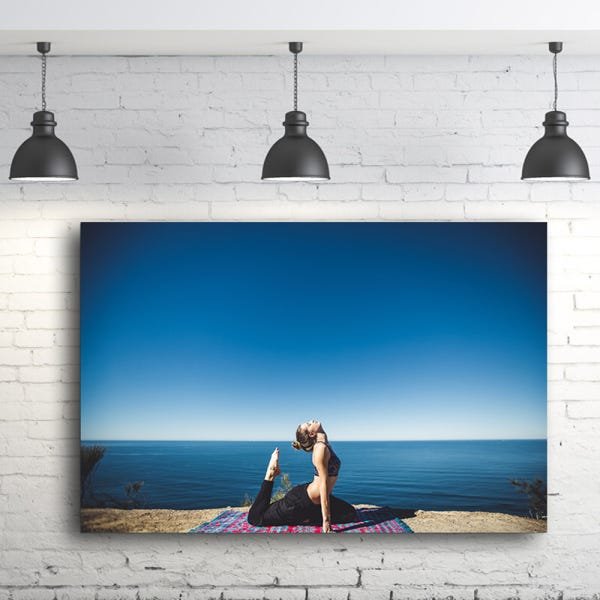 Quadro Decorativo Yoga Exercício Quarto Clínica Estúdio A206 - 1