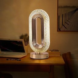 Luminaria de Mesa Orion Dourado Led 2w 3 Cores Touch sem Fio Recarregável Dimerizável - 5