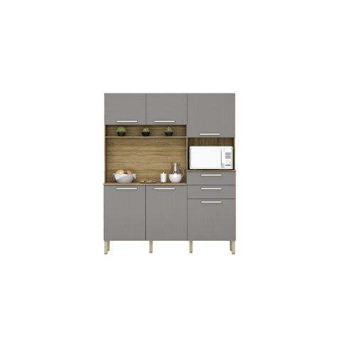 Cozinha Compacta 6 Portas 2 Gavetas Montesa Kits Parana