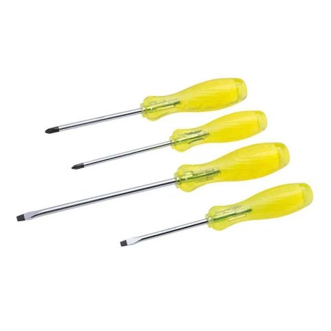 Jogo de Chaves Fenda e Phillips Kit Compacto para Montagens Instalacoes e Pequenos Reparos Collins