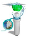 Ver imagem 3 de Filtro para Caixa de Agua e Cavalete Eco 9.3/4 Hidro Filtros