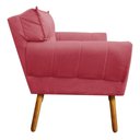 Ver imagem 6 de Kit 01 Namoradeira e 02 Poltronas Anitta Suede Pés Palito