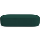 Ver imagem 3 de Kit 02 Puffs Decorativos Orgânicos para Living Quarto 140cm Doha W01 Bouclê Verde - Lyam Decor