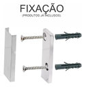 Ver imagem 3 de 3 Cabide Gancho Simples Alumínio Aço Inox Porta Toalha Rosto