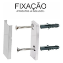 Ver imagem 3 de 3 Cabide Gancho Simples Alumínio Aço Inox Porta Toalha Rosto