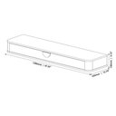 Ver imagem 5 de Aparador Suspenso Curvo Buriti Off White Nature Jb Bechara