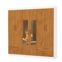Ver imagem 2 de Closet Casal Lu 06 Portas 04 Gavetas com Espelhos Carioca Móveis