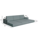 Ver mais imagens de Sofá Cama À Vácuo 3 Lugares Linha Modular Flip Magic