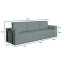 Ver imagem 7 de Sofá Cama À Vácuo 3 Lugares Linha Modular Flip Magic