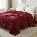Ver imagem 1 de Kit 4 Mantas Cobertor Casal Microfibra Super Macio Vinho com Conforto Térmico Premium Casa Dona