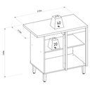 Ver imagem 3 de Balcão Canto 93cm Allure Linea Brasil