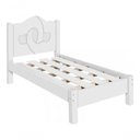 Ver imagem 3 de Cama Solteiro Siena 100% Mdf com Sarrafo em Madeira Carmolar Branco