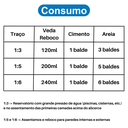 Ver imagem 5 de Impermeabilizante Plastificante Argamassa Veda Reboco Queveks 5 Litros