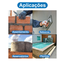 Ver imagem 3 de Impermeabilizante Plastificante Argamassa Veda Reboco Queveks 5 Litros