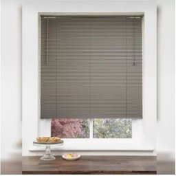 Persiana Horizontal PVC Cafe 80 (L) x 220 (A) Cortina Completa C/ Kit de instalação 0,80 x 2,20 - 3