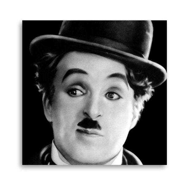 Quadro decorativo Charlie Chaplin Cinema Comédia Artístico - 4