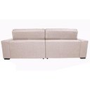 Ver imagem 6 de Sofá Retrátil e Reclinável 2,75m Molas Ensacadas Cama inBox Silver Style Thermo Gel Linho Bege