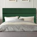 Ver imagem 1 de Cabeceira Estofada Cama Box Casal 140cm Argentina Suede Verde- Mabe Magazine