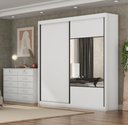 Ver imagem 2 de Guarda-Roupa Versatto 8 Gavetas Neve Novo Horizonte