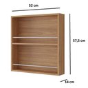 Ver imagem 3 de Porta Temperos Prateleira de Utensílios 52cm para Cozinha Cozinha Mgm Móveis Freijó