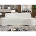 Ver imagem 2 de Sofá 4 Lugares para Sala de Estar Living 260cm Koane D06 Bouclê Off White - Mpozenato