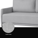 Ver imagem 5 de Sofá para Sala de Estar Living Clássico 182cm Pés de Ferro Londres