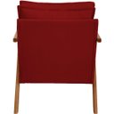 Ver imagem 6 de Poltrona Decorativa para Sala Recepção Consultório Reforçada em Madeira Maciça Shine Suede