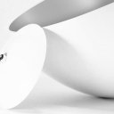 Ver imagem 5 de Luminaria de Teto Pendente Meia Lua 60 Cm Branco/branco