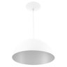 Luminaria de Teto Pendente Meia Lua 60 Cm Branco/branco - 1
