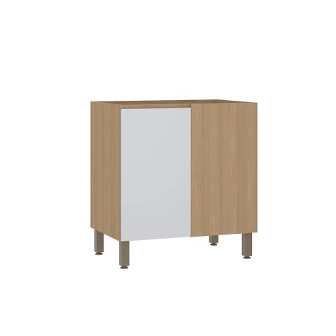 Balcão Modulado Canto Reto (sem Tampo) 1 Porta Slim Luciane