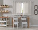 Ver imagem 1 de Cortina Para Cozinha Novara 3,00m x 1,40m - Bella Janela - Branco (12)