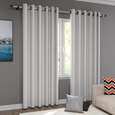 Cortina Blackout 100% Vitalle Plano 2,80M x 1,80M - Belchior - Concreto