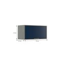 Ver imagem 3 de Armário Aéreo de Cozinha 70cm com 1 Porta Basculante Domus Espresso Móveis Azul/Silver/Royal