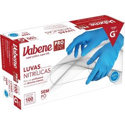 Luva Nitrilica G Azul - 1