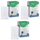 Ver imagem 1 de Kit 3 Interruptores Smart Inteligente Touch Wi-fi 2 Teclas Ews 1002 Intelbras