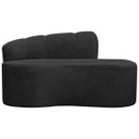 Ver imagem 4 de Sofá Orgânico Plaza 2 Lugares 145cm Bouclê - Sofa Store:bouclê Preto