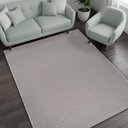 Ver imagem 1 de Tapete Sisal Sala Quarto 1,00x1,50m Alto Padrão Buzios Camburi:Bege Verde/1,00x1,50m