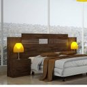 Ver imagem 1 de Cabeceira Casal com 2 Mesas de Apoio Plenus