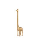 Ver imagem 1 de Escultura Decorativa Girafa em Poliresina Dourada 33cm 22811 Mart