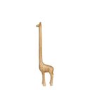 Ver imagem 2 de Escultura Decorativa Girafa em Poliresina Dourada 33cm 22811 Mart