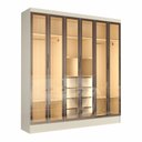 Ver imagem 2 de Guarda-Roupa Malibu 6 Portas Reflecta 4 Gavetas Yescasa Off White
