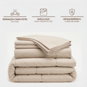 Ver imagem 3 de Kit com 2 Edredons Colcha Casal Queen Premium 06 Peças Dupla Face Super Macio Casa Dona