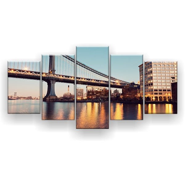 Quadros Decorativos Ponte Manhattan - Decoreiro